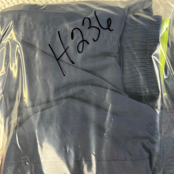 BirdDogs Men XXL Navy Blue Gym Shorts Built-in Liner Zipper Pockets Athletic - Picture 7 of 7